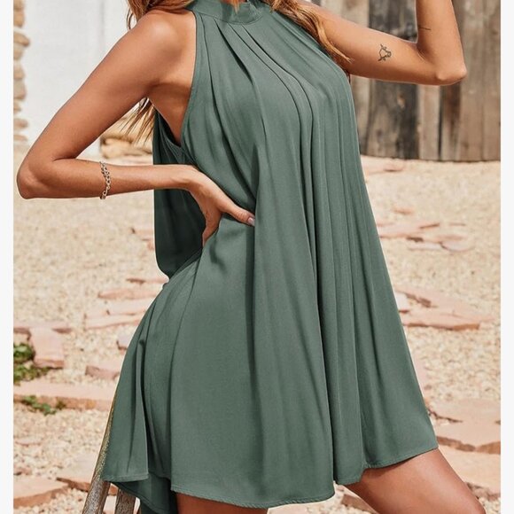Kirundo olive i green dress - Picture 7 of 10
